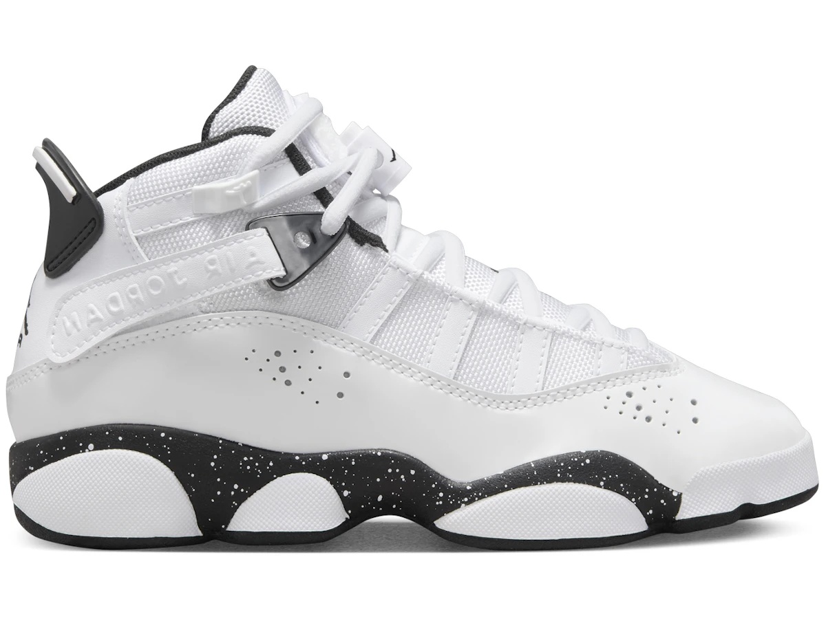 jordan 6 rings black gold white