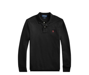 Buy Polo Ralph Lauren Slim Fit Cotton Mesh Polo Black at Sasom – Authentic and Ready to Ship