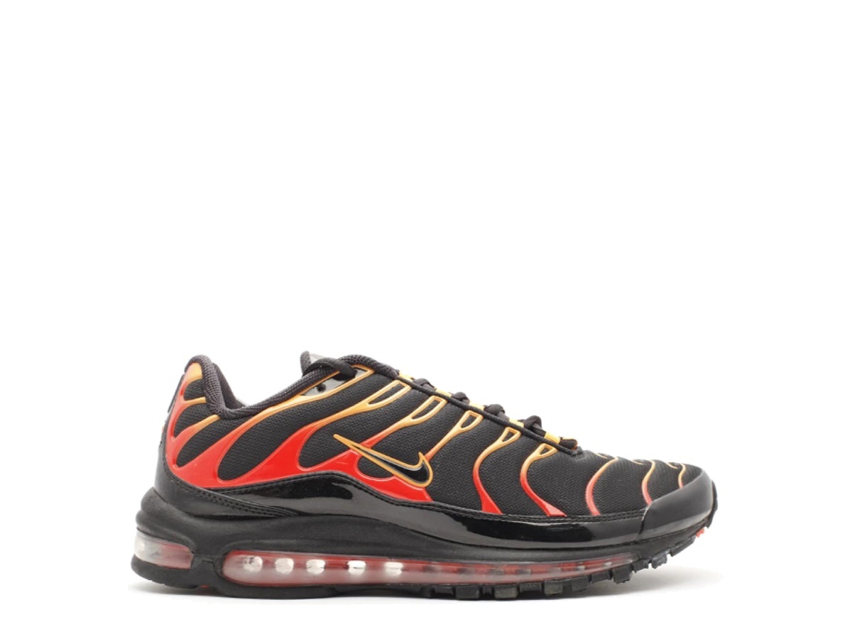 nike air max 97 plus black and orange