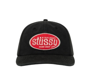 Buy Stussy Our Legacy Work Shop Mid-Depth Cap Black at Sasom – Authentic and Ready to Ship