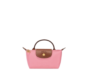 Buy Longchamp Le Pliage Original Pouch With Handle In Recycled Canvas With Gold Hardware Marshmallow at Sasom – Authentic and Ready to Ship