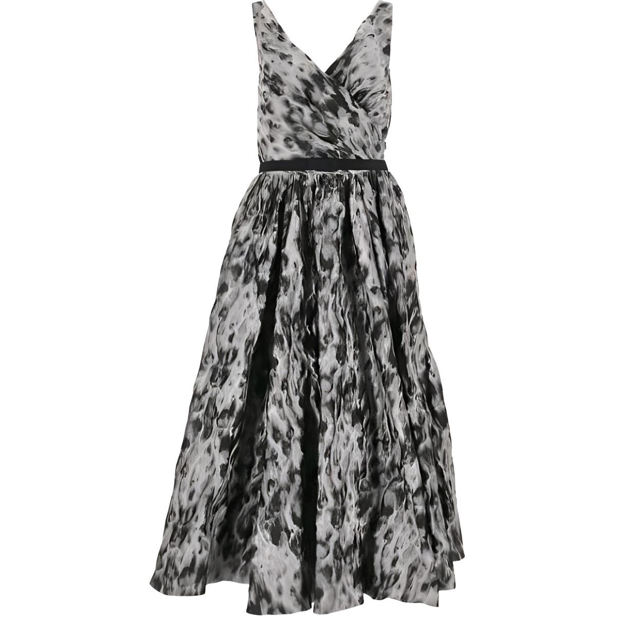 ワンピース DIOR Gray Graphic Print Sleeveless Dress 351R25A2746 8878 SASOM | apparel Dior Sleeveless Dress Women's Gray Check the