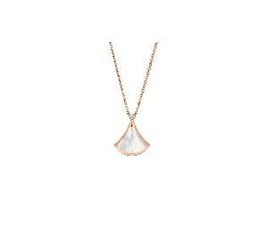 Buy Bvlgari Divas’ Dream Necklace In 18 Kt Rose Gold Pendant Set With One Diamond And Mother-Of-Pearl Rose Gold at Sasom – Authentic and Ready to Ship