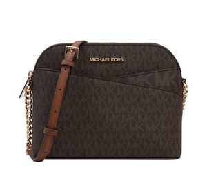 Buy MICHAEL KORS Jet Set Travel PVC Dome Bag Shoulder Bag Crossbody Bag Women's Acorn Brown at Sasom – Authentic and Ready to Ship