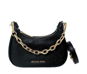 Buy MICHAEL KORS Leather Shoulder Bag, Crossbody Bag, Handbag Mini Women's Black at Sasom – Authentic and Ready to Ship