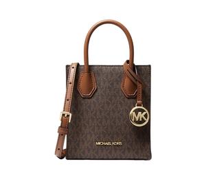 Buy MICHAEL KORS Mercer Extra Small Logo And Leather Crossbody Bag at Sasom – Authentic and Ready to Ship