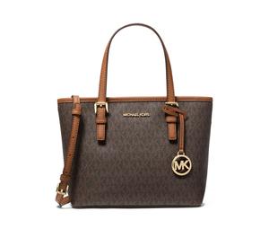 Buy MICHAEL KORS Jet Set Travel Extra Small Logo Top Zip Tote Bag at Sasom – Authentic and Ready to Ship