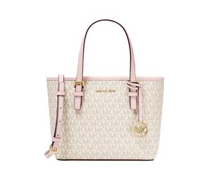 Buy MICHAEL KORS Jet Set Travel Extra Small Logo Top Zip Tote Bag at Sasom – Authentic and Ready to Ship