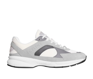 Celine Trainer CT-09 Low Lace-Up Sneaker In Calfskin And