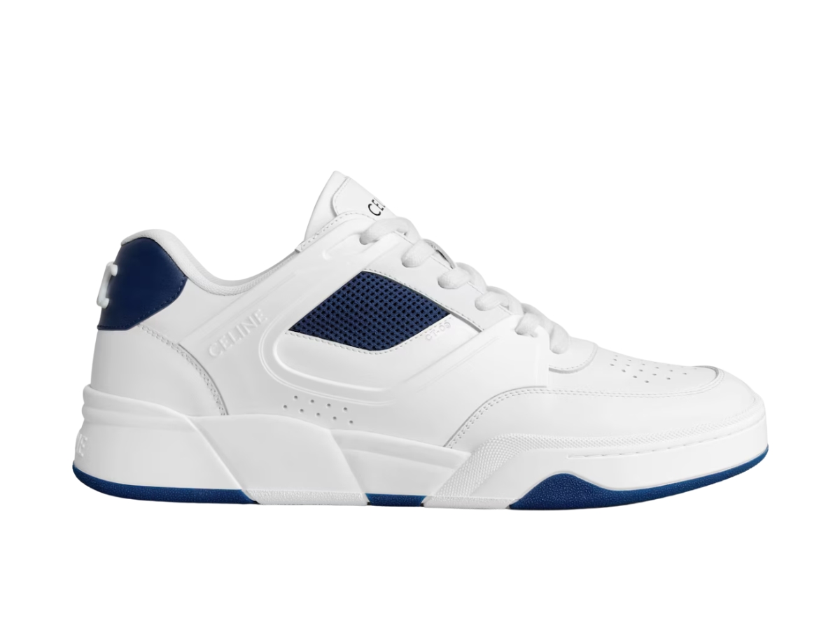 Celine Trainer CT-09 Low Lace-Up Sneaker In Calfskin And