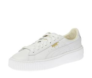 Buy Puma Basket Platform Core 'White Gold' Women's at Sasom – Authentic and Ready to Ship