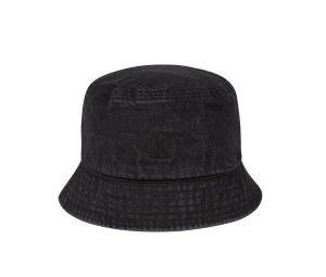 Buy Calvin Klein Small Monogram Logo Denim Bucket Hat Black at Sasom – Authentic and Ready to Ship