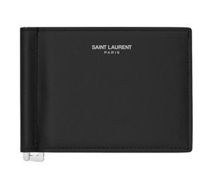 Buy Saint Laurent Smooth Leather Wallets With Money Clip Men's Black at Sasom – Authentic and Ready to Ship