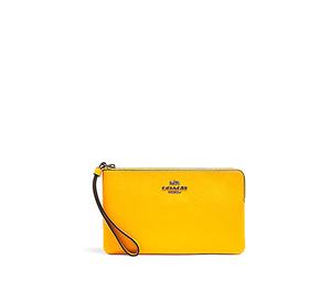 Buy Coach Leather Clutch Small Size Women's Candy Yellow at Sasom – Authentic and Ready to Ship