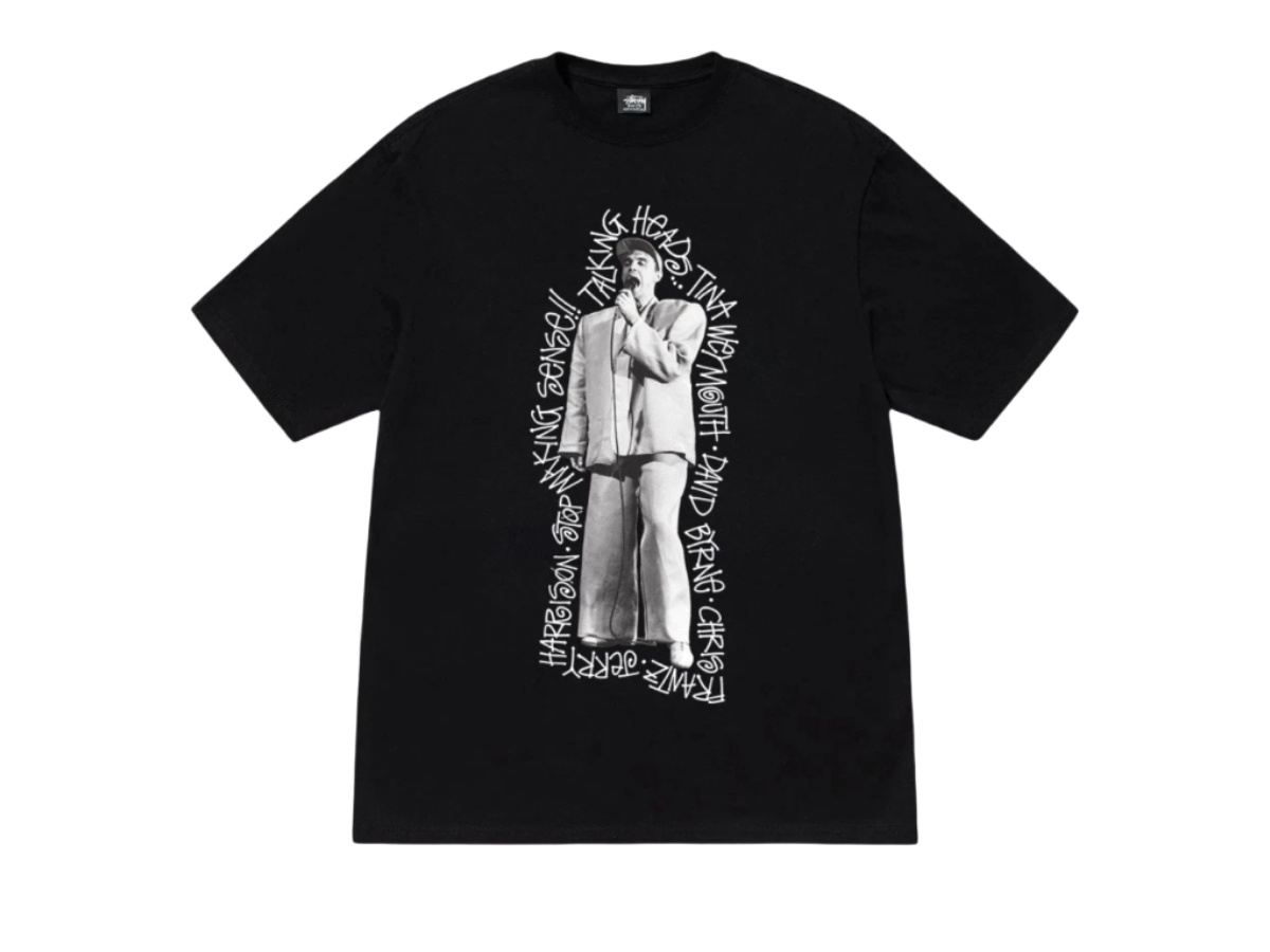 Stussy x Talking Heads Stop Making Sense T-Shirt Black