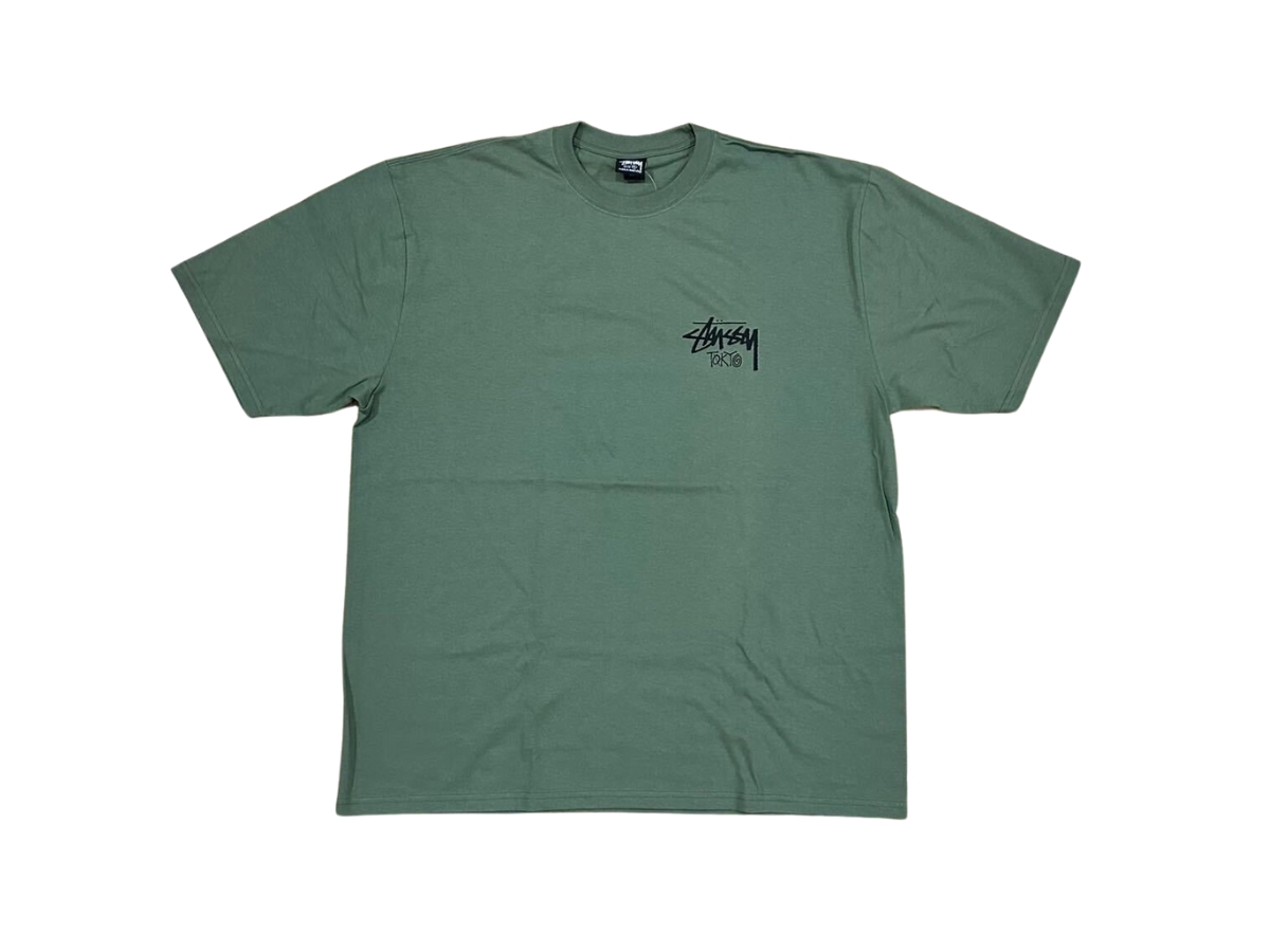 ช้อป Stussy Stock Tokyo Tee Olive (SS25)ของแท้ที่ SASOM
