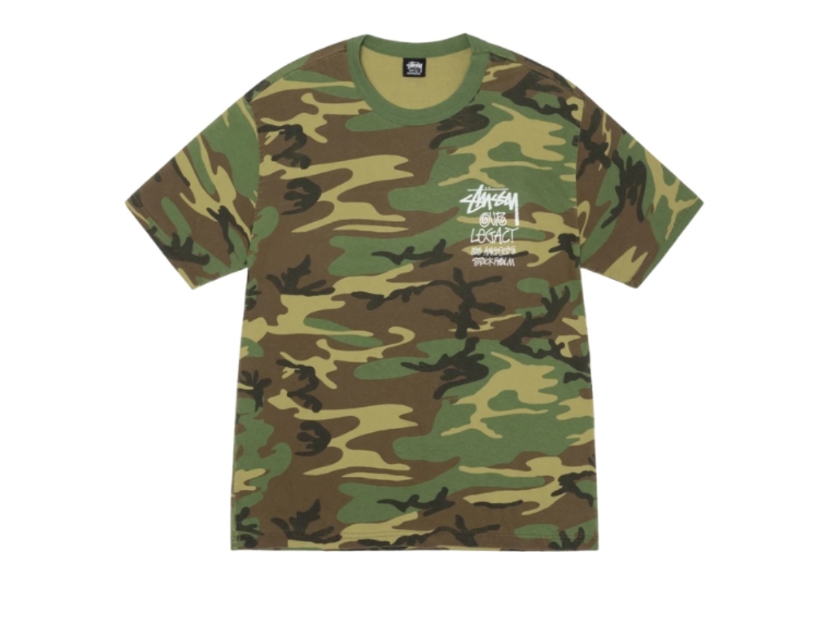 Stussy Our Legacy Work Shop Surfman Tee Pigment Dyed Camo