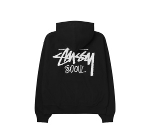 Buy Stussy Stock Seoul Hood Black 2022 at Sasom – Authentic and Ready to Ship