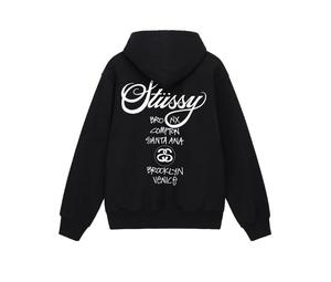 Buy Stussy World Tour Pigment Dyed Hoodie at Sasom – Authentic and Ready to Ship