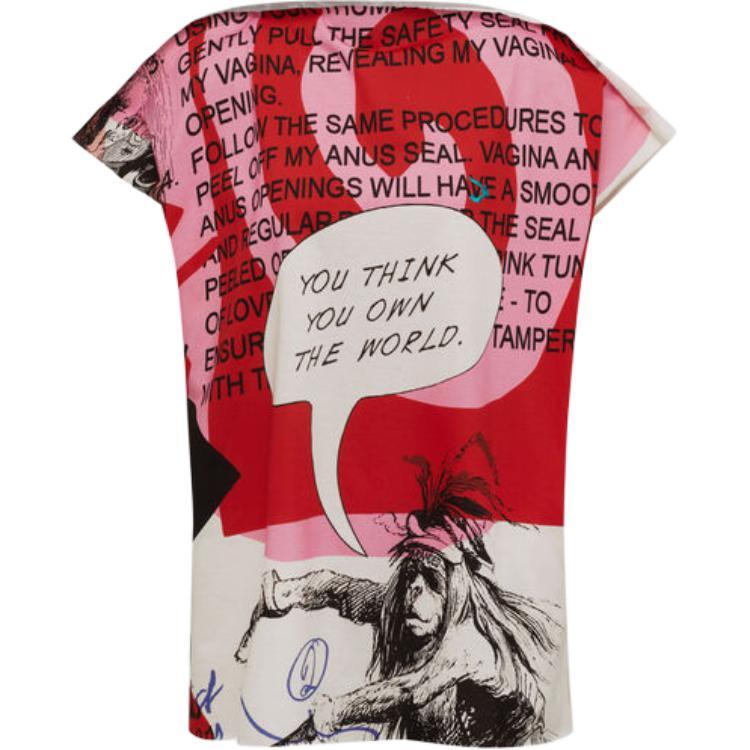 Tシャツ・カットソー VIVIENNE WESTWOOD Woman T-Shirt Red 1G01000YJ006F O308 red-cotton-vivienne-westwood-