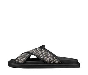 Buy Dior Aqua Sandal 'Dior Oblique Beige Black' at Sasom – Authentic and Ready to Ship