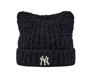 Buy MLB Plush Meow Beanie New York Yankees Black at Sasom – Authentic and Ready to Ship