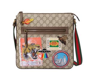 Buy Gucci Canvas With Leather Messenger Bag, Crossbody Bag, Shoulder Bag Unisex at Sasom – Authentic and Ready to Ship