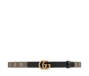 Buy Gucci Leather Belts Women's Beige & Ebony at Sasom – Authentic and Ready to Ship