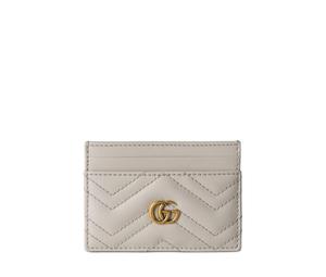 Buy Gucci GG Marmont Leather Card Holder Women's Light Beige at Sasom – Authentic and Ready to Ship