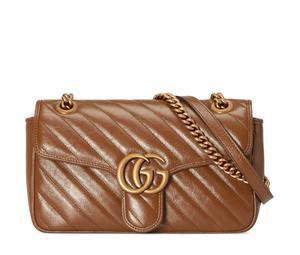Buy Gucci GG Marmont Leather Chain Bag Crossbody Bag Shoulder Bag Women's Brown at Sasom – Authentic and Ready to Ship