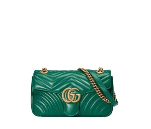 Buy Gucci Marmont Quilting Shoulder Bag Green at Sasom – Authentic and Ready to Ship