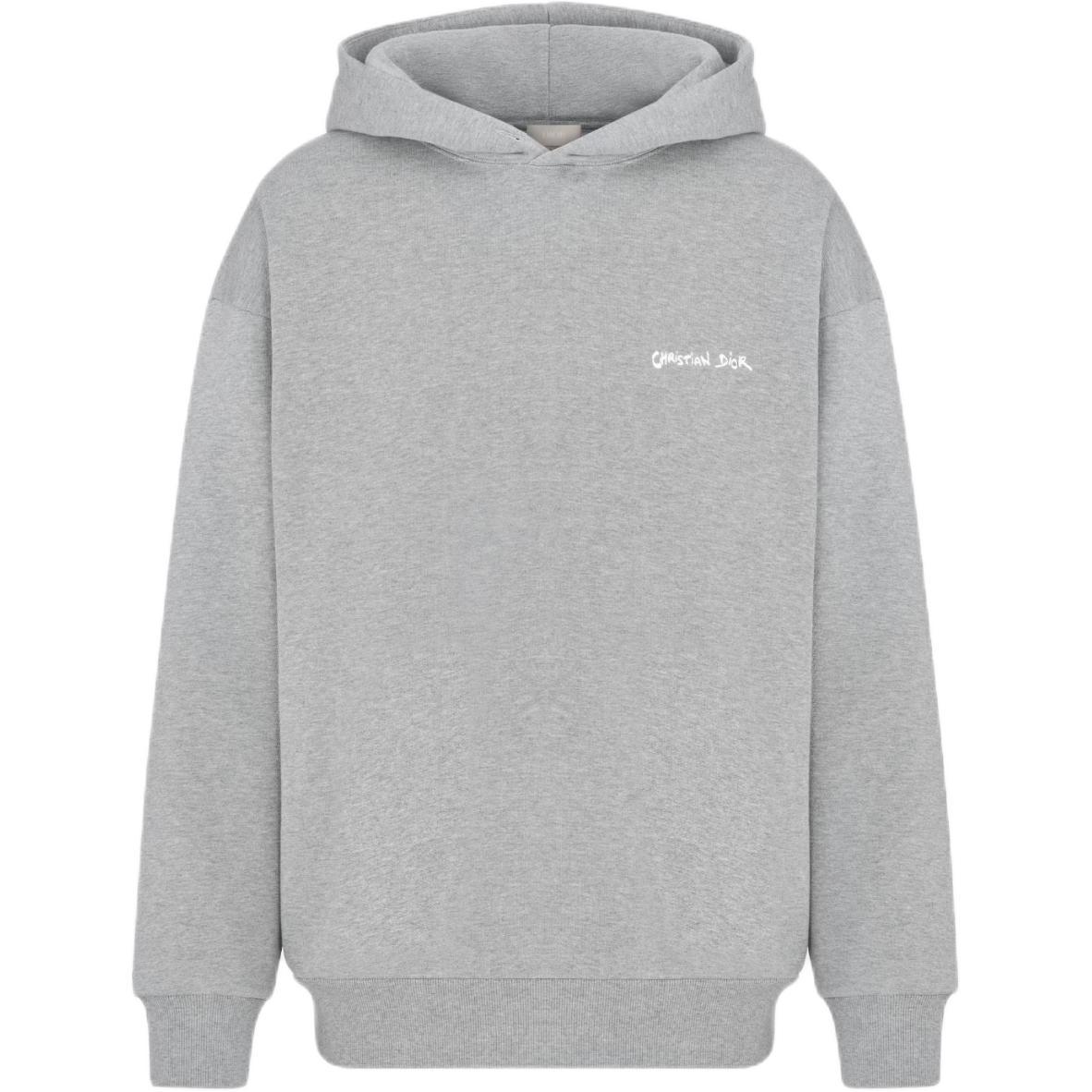 SASOM | apparel Dior Tag Hooded Sweatshirt Oversized-Fit