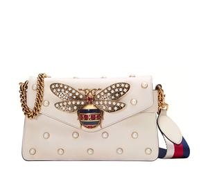 Buy Gucci Broadway Canvas With Leather Shoulder Bag Crossbody Bag Regular Women's White at Sasom – Authentic and Ready to Ship