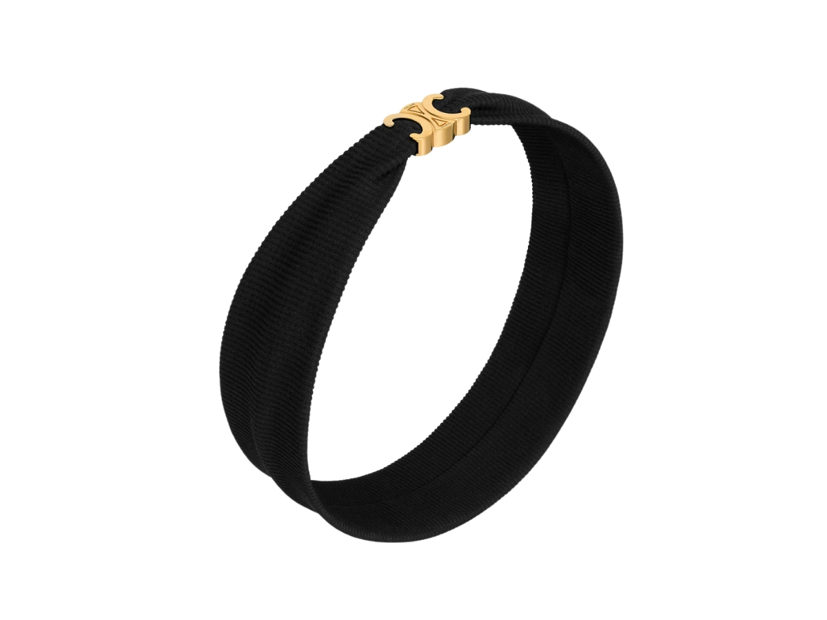 Celine Triomphe Athletic Headband in Polyamide, Elastane and  display picture 3