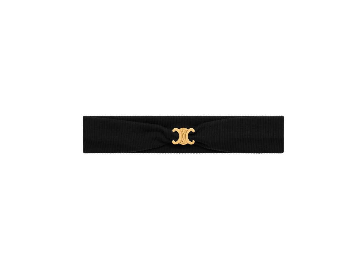 Celine Triomphe Athletic Headband in Polyamide, Elastane and  display picture 1