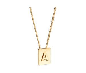Buy Celine Alphabet A Necklace In Brass With Gold Finish at Sasom – Authentic and Ready to Ship