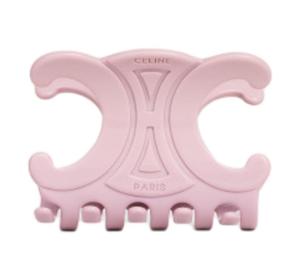 CELINE】直営/正規店 TRIOMPHE SET OF 3 MINI HAIR CLAWS CELINE