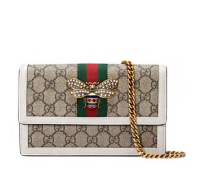 Buy Gucci Queen Margaret Canvas With Leather Canvas Bag Shoulder Bag Crossbody Bag Mini Women's Ebony/White at Sasom – Authentic and Ready to Ship