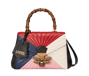 Buy Gucci Multicolor Leather Shoulder Bag Crossbody Bag Handbag Large Size Women's Red/Blue/Pink/White at Sasom – Authentic and Ready to Ship