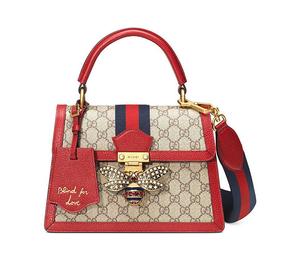 Buy Gucci Queen Margaret Canvas With Leather Canvas Bag Shoulder Bag Crossbody Bag Handbag Women's Ebony/Red at Sasom – Authentic and Ready to Ship