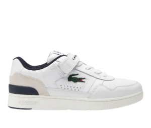 Buy Lacoste T-clip Leather Sneakers White at Sasom – Authentic and Ready to Ship