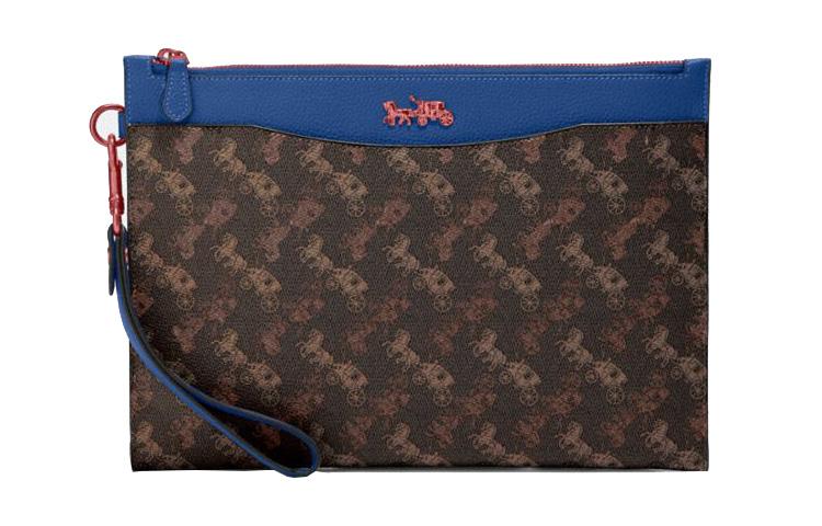 https://d2cva83hdk3bwc.cloudfront.net/4903-TX1-coach-hitch-canvas-with-leather-multicolor-clutch-large-size-men-s-dark-brown-blue-1.jpg