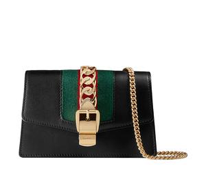 Buy Gucci Sylvie Cow Leather Crossbody Bag Shoulder Bag Women's Black at Sasom – Authentic and Ready to Ship