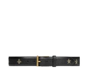 Buy Gucci Print Pattern Pin Buckle Genuine Leather Belts Men's Black Width 3.5CM at Sasom – Authentic and Ready to Ship
