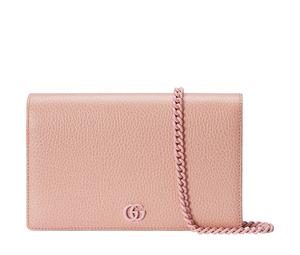 Buy Gucci GG Marmont Leather Chain Bag, Wallet, Shoulder Bag, Crossbody Bag Mini Women's Light Pink at Sasom – Authentic and Ready to Ship