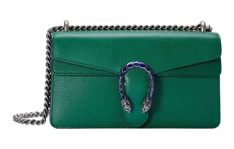 Dionysus Leather Gucci Dionysus Small Green Gucci Green Yellow