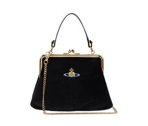 Buy Vivienne Westwood Granny Frame Clutch Bag Women's Black at Sasom – Authentic and Ready to Ship