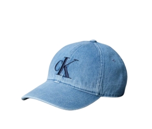 Buy Calvin Klein Denim Monogram Blue Cap at Sasom – Authentic and Ready to Ship