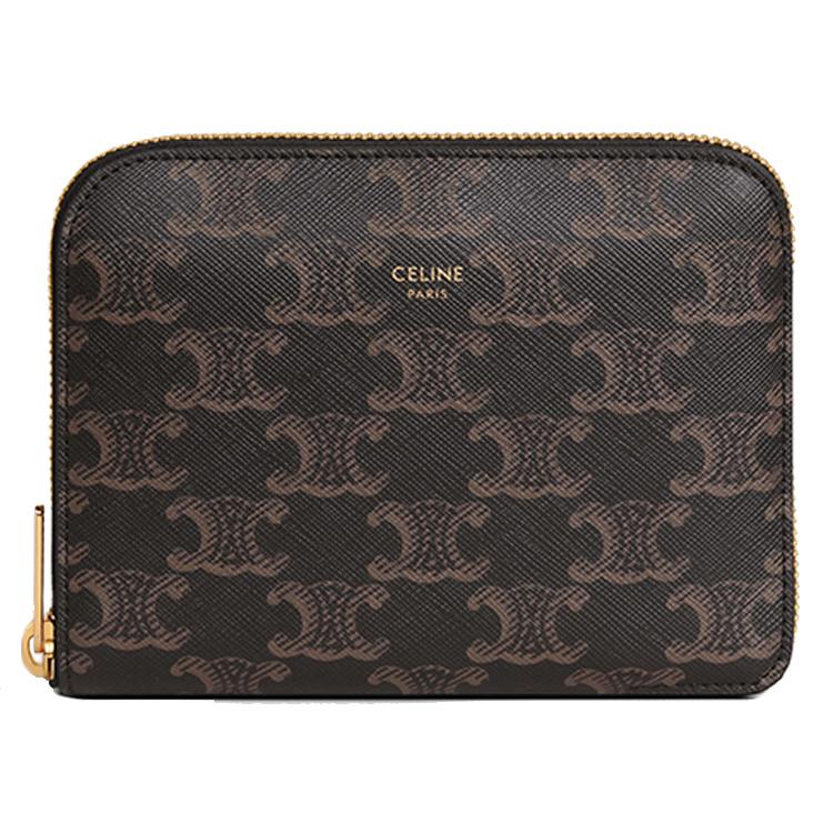 https://d2cva83hdk3bwc.cloudfront.net/4M0032ELV-04BT-celine-triomphe-canvas-storage-bag-women-s-black-tan-1.jpg