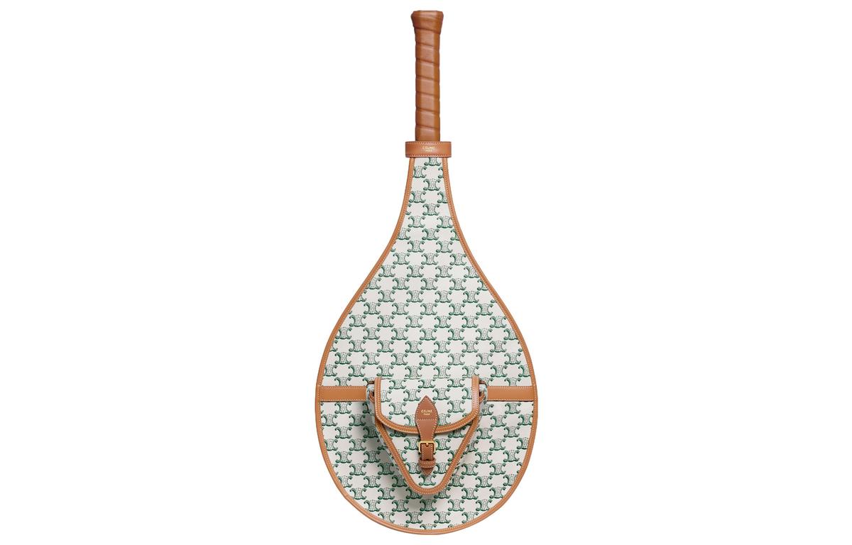https://d2cva83hdk3bwc.cloudfront.net/4M2782DL3-30GR-celine-triomphe-canvas-with-calfskin-trim-tennis-racket-bag-women-s-green-white-1.jpg